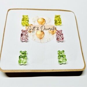 New - Gummie Bear Earrings